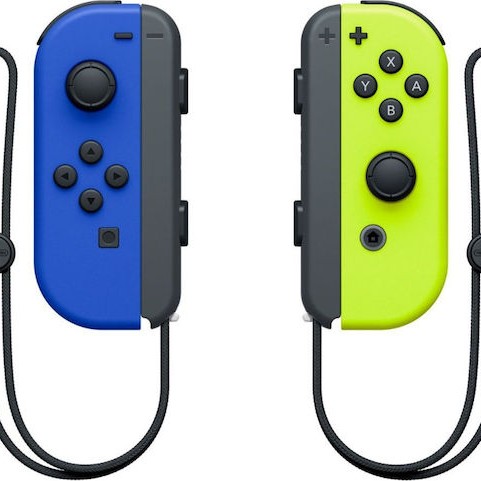 Nintendo Joy-Con Set Ασύρματο Gamepad για Switch Blue/Neon Yellow
