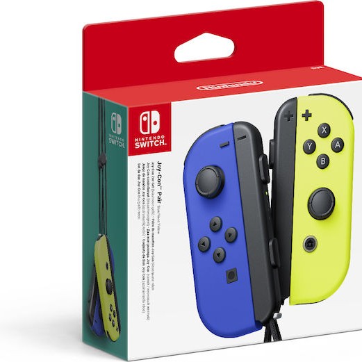 Nintendo Joy-Con Set Ασύρματο Gamepad για Switch Blue/Neon Yellow