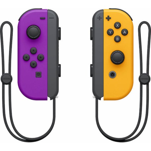 Nintendo Joy-Con Set Ασύρματο Gamepad για Switch Purple/Neon Orange