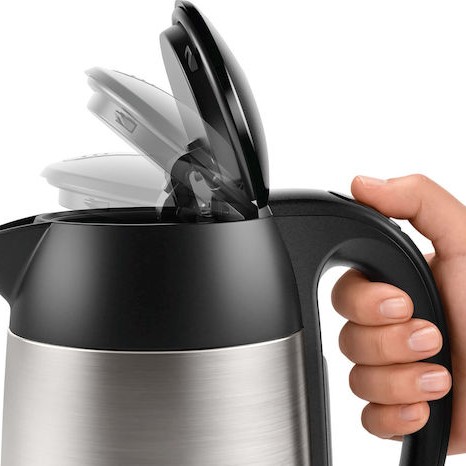 Bosch Designline Βραστήρας 1.7lt 2400W Ασημί