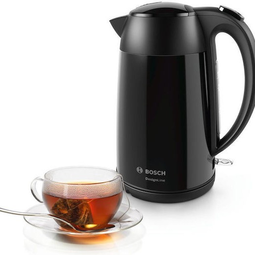 Bosch Designline Βραστήρας 1.7lt 2400W Μαύρος