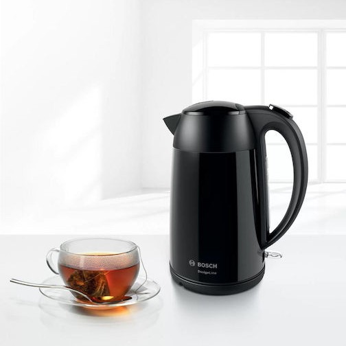 Bosch Designline Βραστήρας 1.7lt 2400W Μαύρος