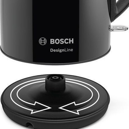 Bosch Designline Βραστήρας 1.7lt 2400W Μαύρος