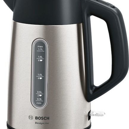 Bosch Βραστήρας 1.7lt 2400W Ασημί