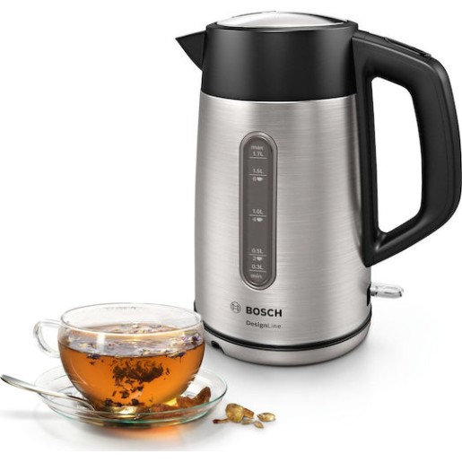 Bosch Βραστήρας 1.7lt 2400W Ασημί