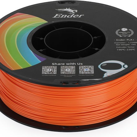 Creality3D PLA 3D Printer Filament 1.75mm Πορτοκαλί 1kg (Spool)