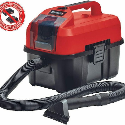 Einhell Επαναφορτιζόμενο Σκουπάκι Χειρός 18V Χωρίς Φορτιστή και Μπαταρία Κόκκινο