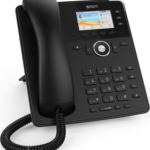 Snom D717 Ενσύρματο Τηλέφωνο IP 6 γραμμών Μαύρο