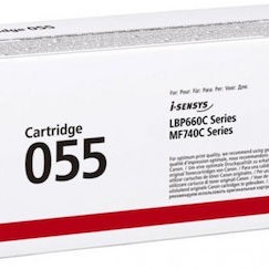 Canon 055 Γνήσιο Toner Laser Εκτυπωτή Μαύρο 2300 Σελίδων (3016C002)