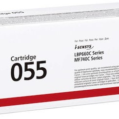 Canon 055 Γνήσιο Toner Laser Εκτυπωτή Ματζέντα High Yield 2100 Σελίδων 3014C002