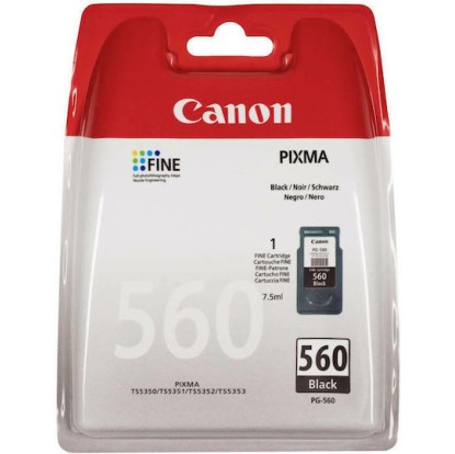 Canon PG-560 Γνήσιο Μελάνι Εκτυπωτή InkJet Μαύρο (3713C001)