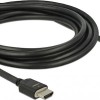 DeLock HDMI 2.1 Cable HDMI male - HDMI male 3m Μαύρο