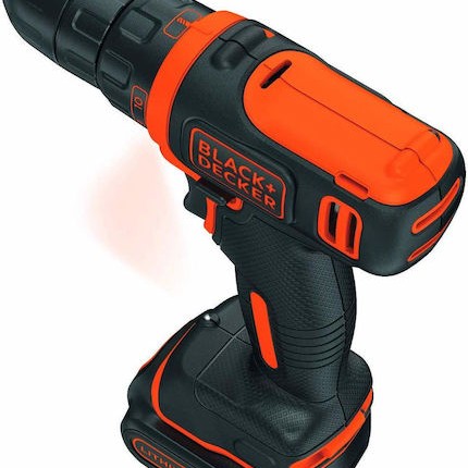 Black & Decker Δραπανοκατσάβιδο Μπαταρίας 10.8V 1x1.5Ah