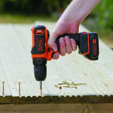 Black & Decker Δραπανοκατσάβιδο Μπαταρίας 10.8V 1x1.5Ah