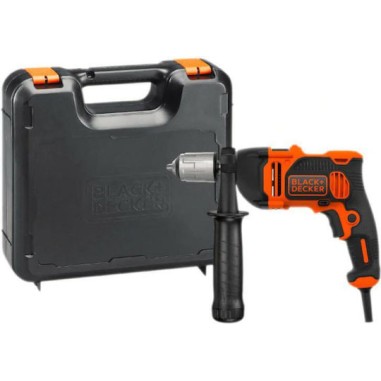 Black & Decker Κρουστικό Δράπανο 850W με 6 Τρυπάνια