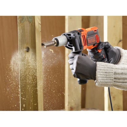 Black & Decker Κρουστικό Δράπανο 850W με 6 Τρυπάνια