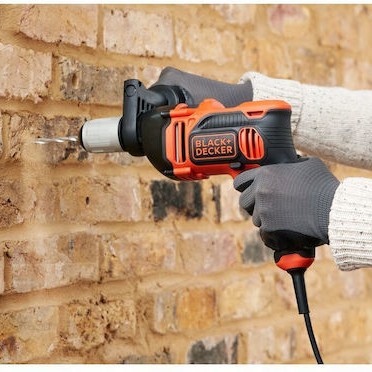 Black & Decker Κρουστικό Δράπανο 850W με 6 Τρυπάνια