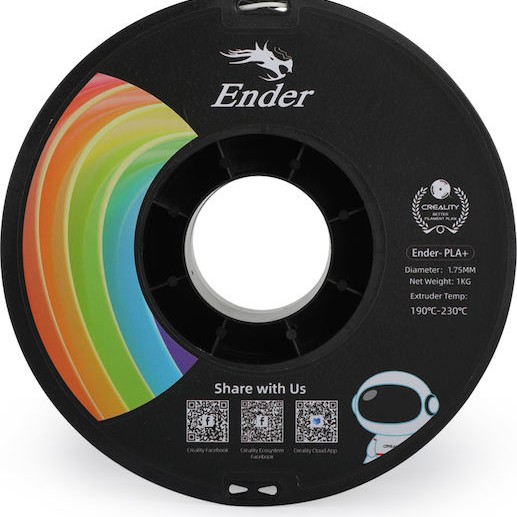 Creality3D PLA 3D Printer Filament 1.75mm Λευκό 1kg (Spool)