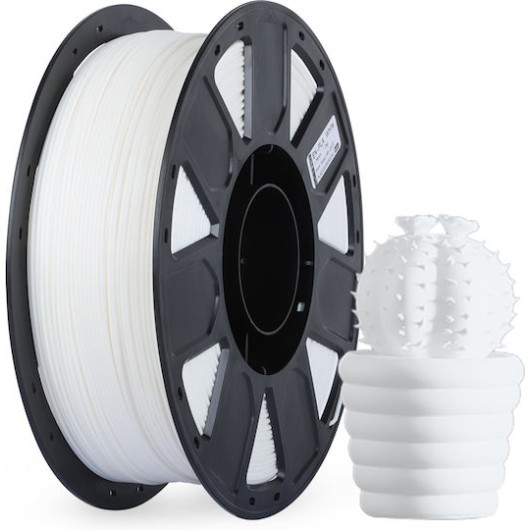 Creality3D PLA 3D Printer Filament 1.75mm Λευκό 1kg (Spool)