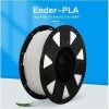 Creality3D PLA 3D Printer Filament 1.75mm Λευκό 1kg (Spool)