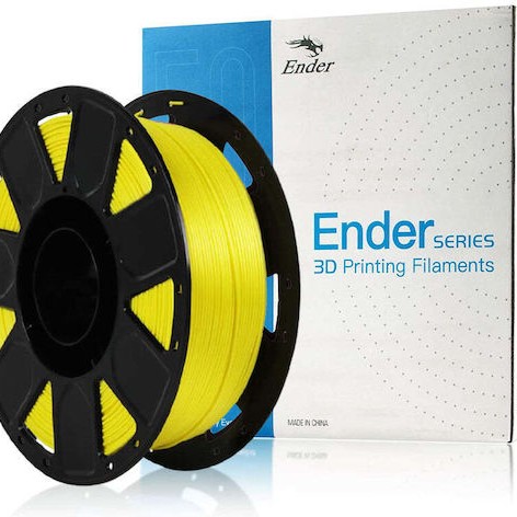 Creality3D PLA 3D Printer Filament 1.75mm Κίτρινο 1kg (Spool)