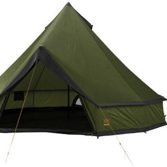 Grand Canyon Indiana 8 Σκηνή Camping Teepee Πράσινη 4 Εποχών για 8 Άτομα 400x400x250εκ.