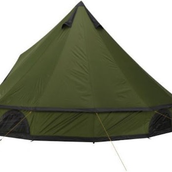 Grand Canyon Indiana 8 Σκηνή Camping Teepee Πράσινη 4 Εποχών για 8 Άτομα 400x400x250εκ.