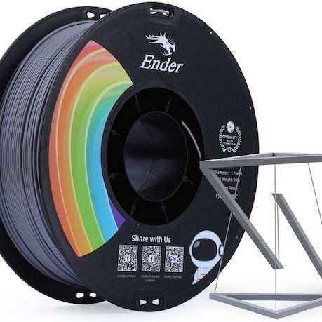 Creality3D PLA 3D Printer Filament 1.75mm Γκρι 1kg (Spool)