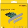 DeLock Κάρτα PCI σε 2 θύρες SATA