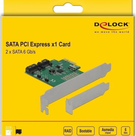 DeLock Κάρτα PCI σε 2 θύρες SATA
