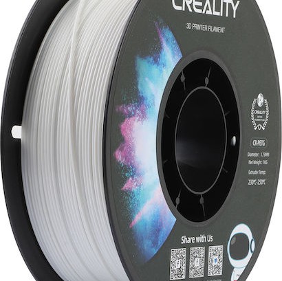 Creality3D PETG 3D Printer Filament 1.75mm Λευκό 1kg