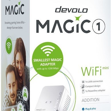 Devolo Magic 1 WiFi Mini Powerline για Ασύρματη Σύνδεση Wi‑Fi 4 και Θύρα Ethernet