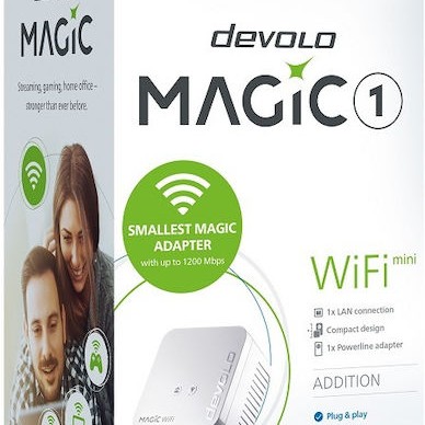 Devolo Magic 1 WiFi Mini Powerline για Ασύρματη Σύνδεση Wi‑Fi 4 και Θύρα Ethernet