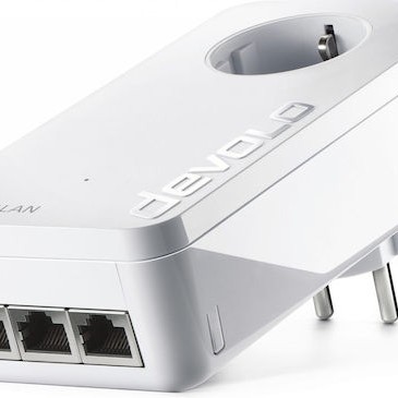 Devolo Magic 2 Lan Triple Powerline για Ενσύρματη Σύνδεση με Passthrough Πρίζα και 3 Θύρες Gigabit Ethernet