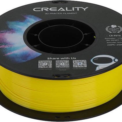 Creality3D PETG 3D Printer Filament 1.75mm Κίτρινο 1kg