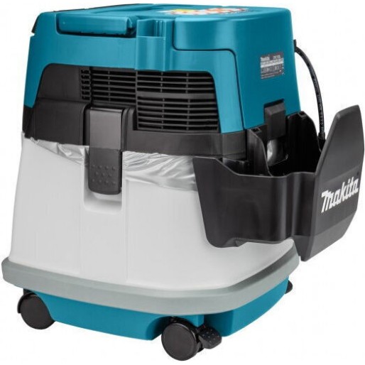 Makita Επαναφορτιζόμενη Σκούπα Υγρών / Στερεών Χωρίς Φορτιστή και Μπαταρία με Πλαστικό Κάδο 15lt