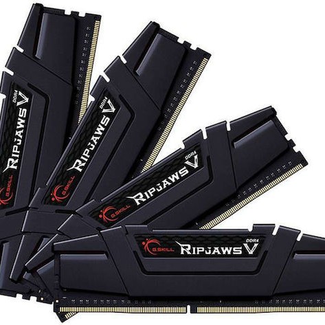 G.Skill Ripjaws V DDR4 64GB RAM με 4x16GB Modules και Ταχύτητα 3600 για Desktop
