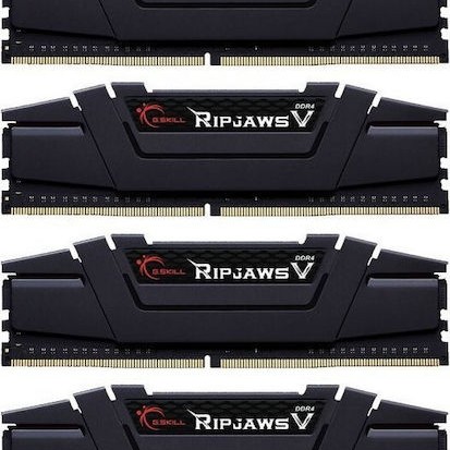 G.Skill Ripjaws V DDR4 64GB RAM με 4x16GB Modules και Ταχύτητα 3600 για Desktop