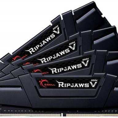 G.Skill Ripjaws V DDR4 64GB RAM με 4x16GB Modules και Ταχύτητα 3600 για Desktop