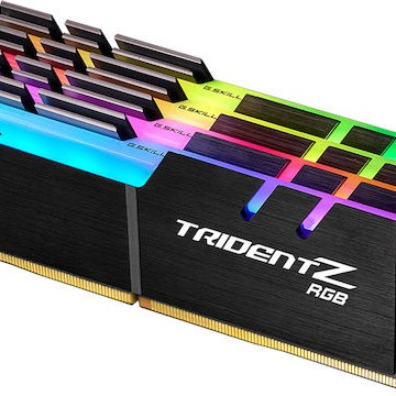 G.Skill Trident Z RGB DDR4 32GB RAM με 4x8GB Modules και Ταχύτητα 3600 για Desktop