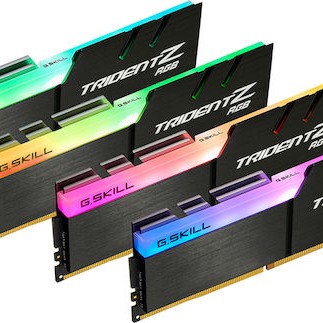 G.Skill Trident Z RGB DDR4 64GB RAM με 4x16GB Modules και Ταχύτητα 3600 για Desktop