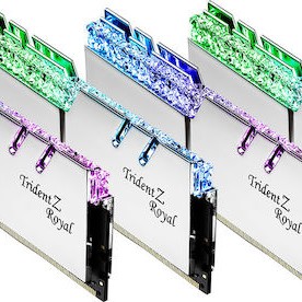 G.Skill Trident Z Royal DDR4 64GB RAM με 4x16GB Modules και Ταχύτητα 3600 για Desktop