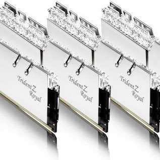 G.Skill Trident Z Royal DDR4 64GB RAM με 4x16GB Modules και Ταχύτητα 3600 για Desktop