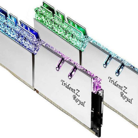 G.Skill Trident Z Royal DDR4 32GB RAM με 2x16GB Modules και Ταχύτητα 3600 για Desktop