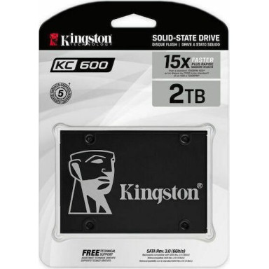 Kingston KC600 SSD 2TB 2.5'' SATA III