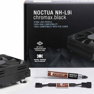 Noctua NH-L9i chromax.black Ψύκτρα Επεξεργαστή για Socket 115x