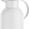 Emsa Jug Quick Press Κανάτα Θερμός Πλαστικό 1lt Λευκό με Λαβή