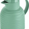 Emsa Samba Wave Vacuum Jug Quick Press Κανάτα Θερμός Πλαστικό 1lt Τιρκουάζ με Λαβή