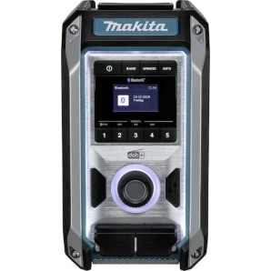 Makita DMR115 Επιτραπέζιο Ραδιόφωνο Επαναφορτιζόμενο DAB+ με Bluetooth Μπλε