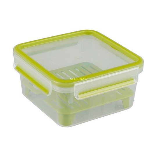 Emsa Clip & Go Δοχείο Φαγητού Πλαστικό Πράσινο 1.3lt